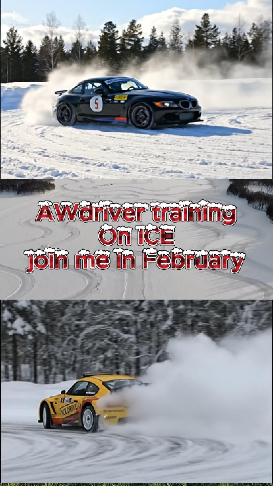 AW Driver Training ice driving prize
