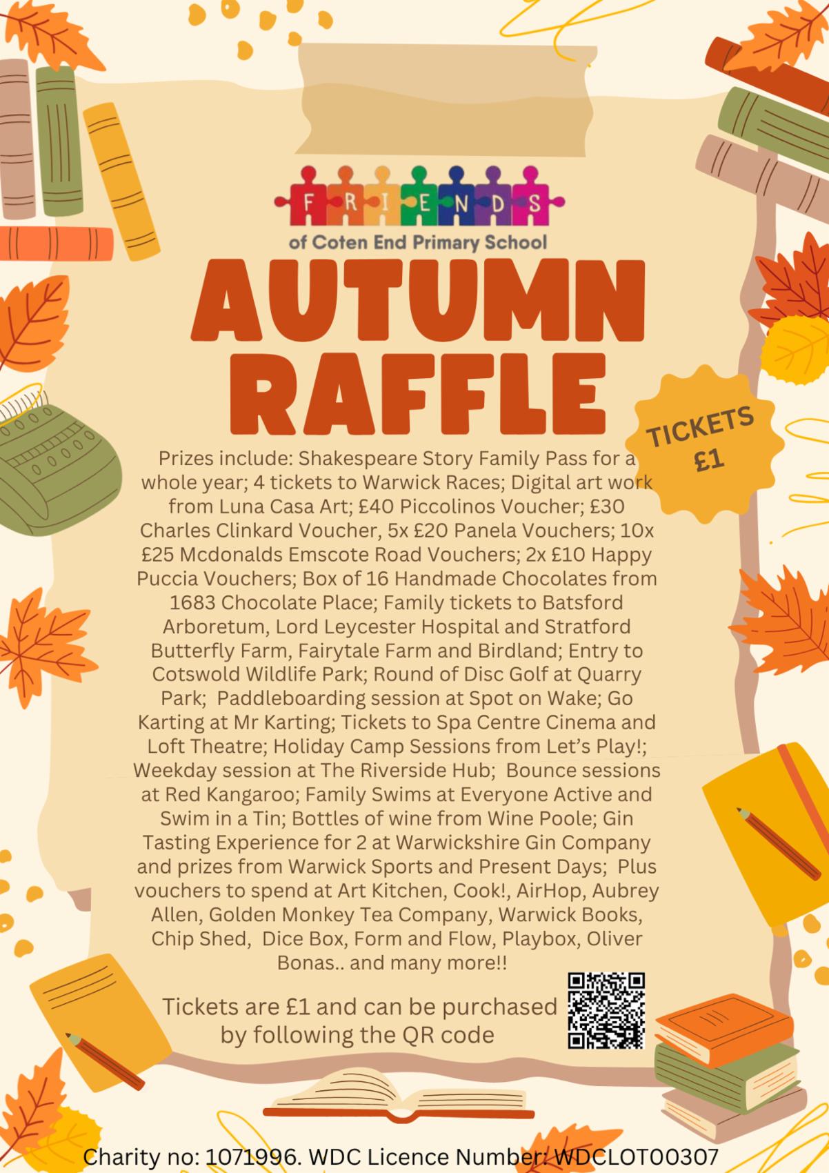 Raffle - Friends Autumn 2025 Raffle