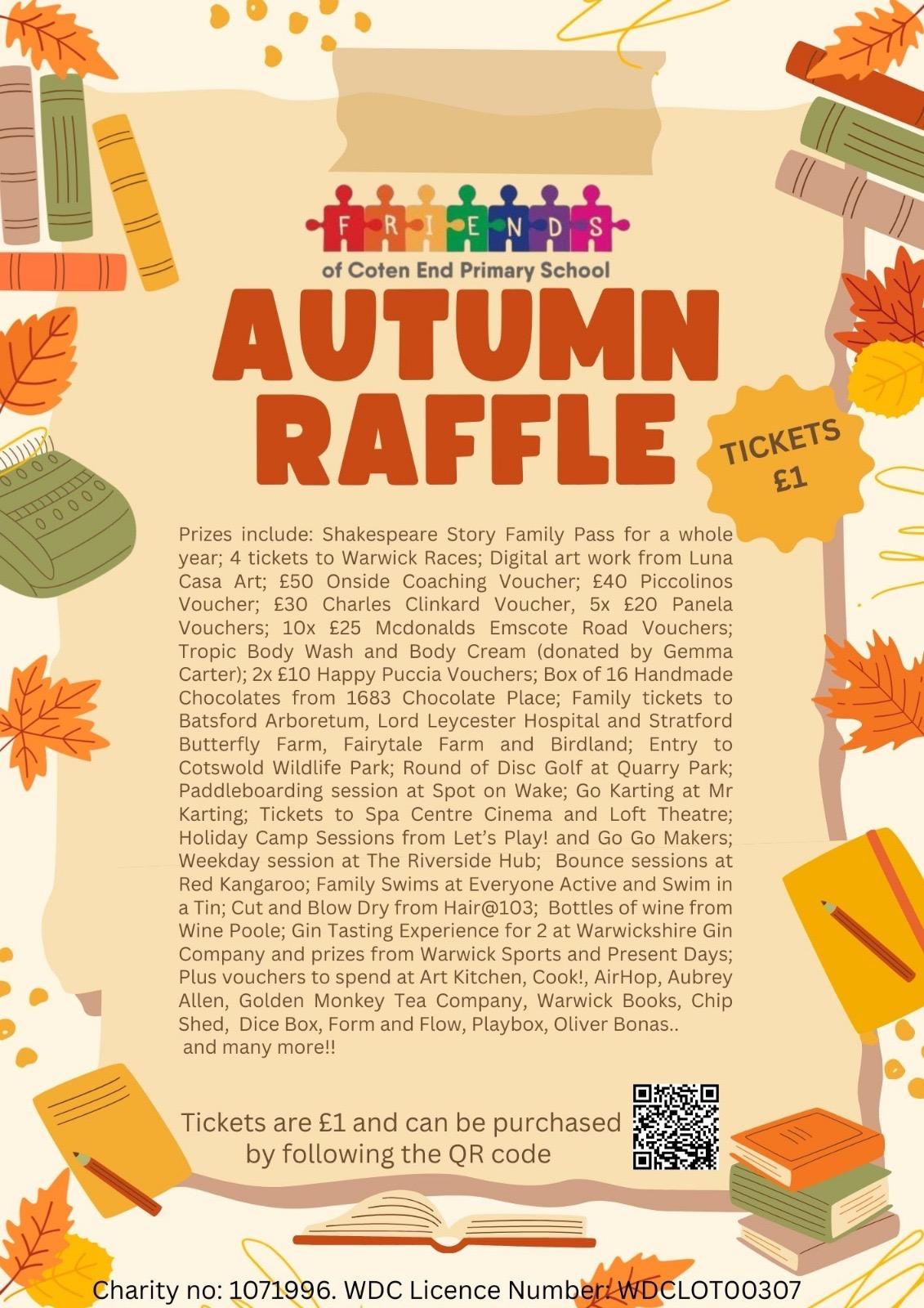 Raffle - Friends Autumn 2025 Raffle